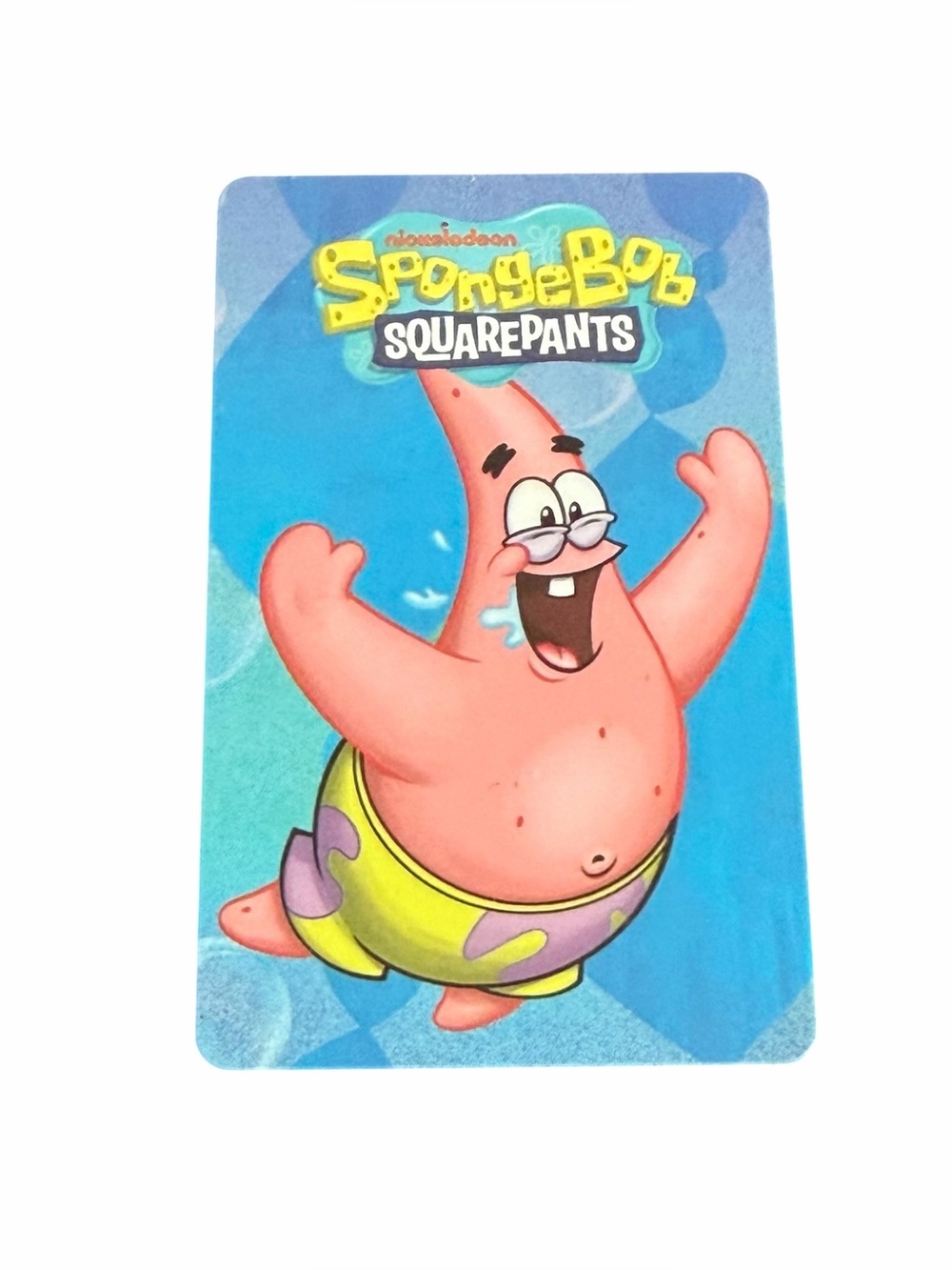 SpongeBob SquarePants Arcade Coin Pusher Card Patrick Star 004 Barcode
